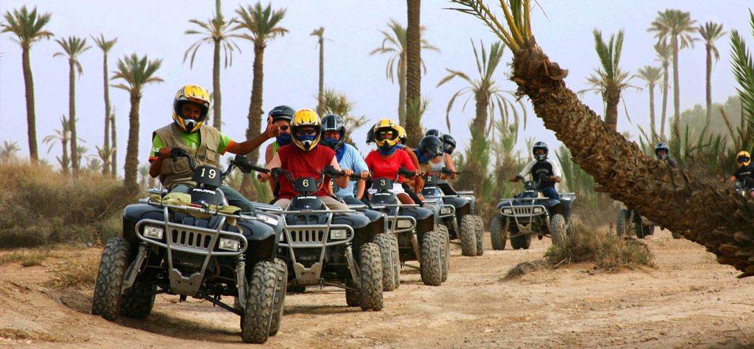 Balade en quad à la palmeraie de marrakech