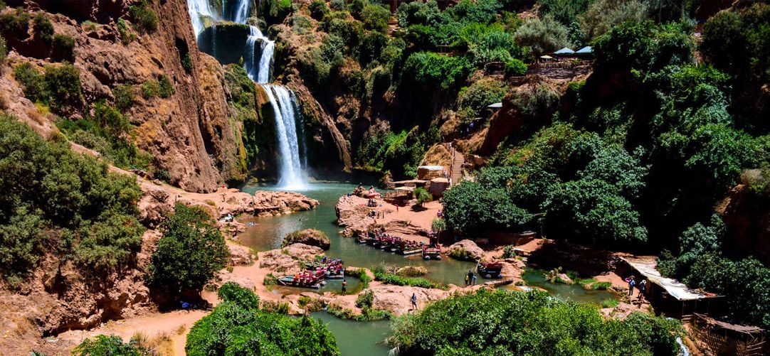 Les cascades d'Ouzoud, les cascades les plus spectaculaires d'Afrique du Nord