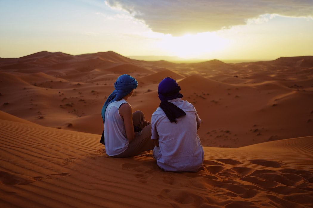 Contemplez les magnifiques paysages du désert de Merzouga