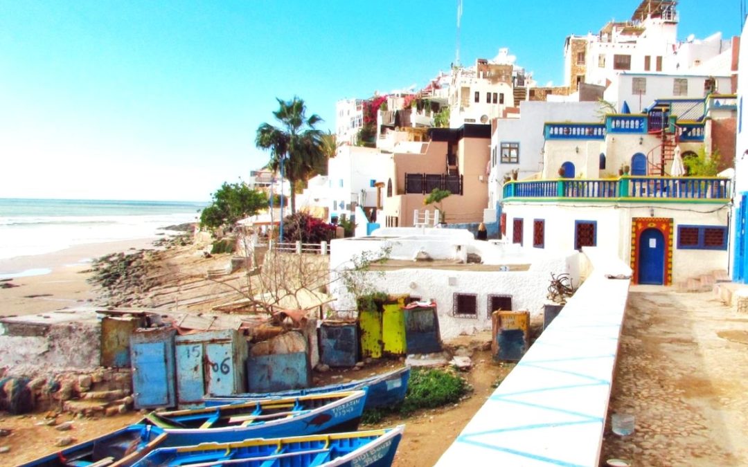 Vue sur la plage d'Essaouira