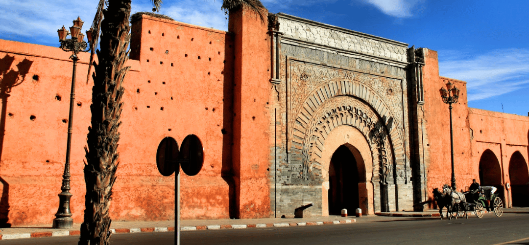the door of Bab Agnaou Marrakech